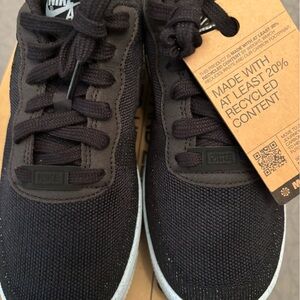 Nike AF1 Crater Flyknit Black and Chambray Blue